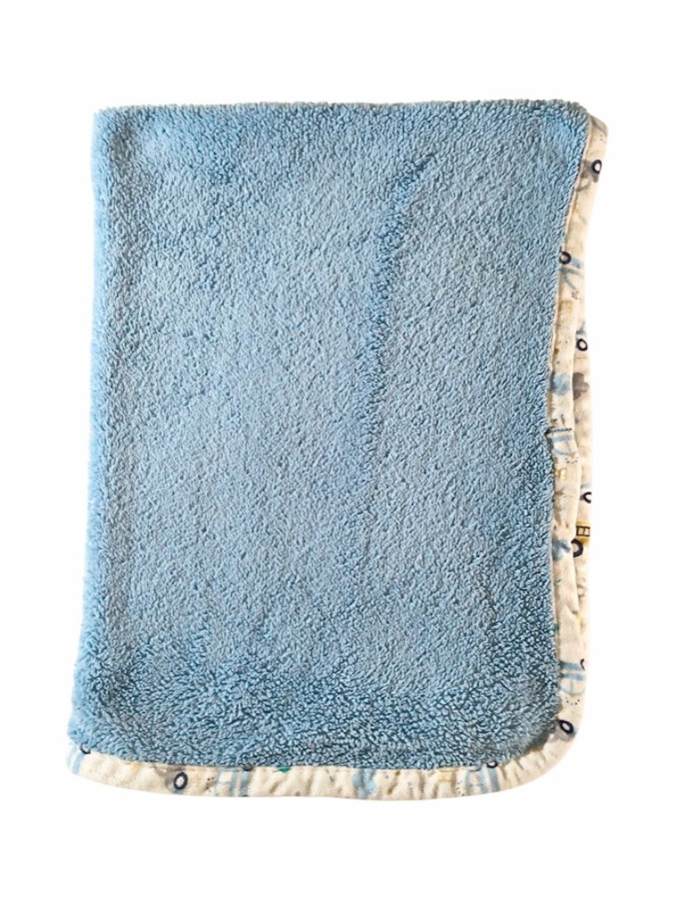 2021 Cribmates Cars Trim Blue Security Lovey Blanket 30" X 38"